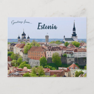 Eine Ansicht von Tallinn Estland Postkarte
