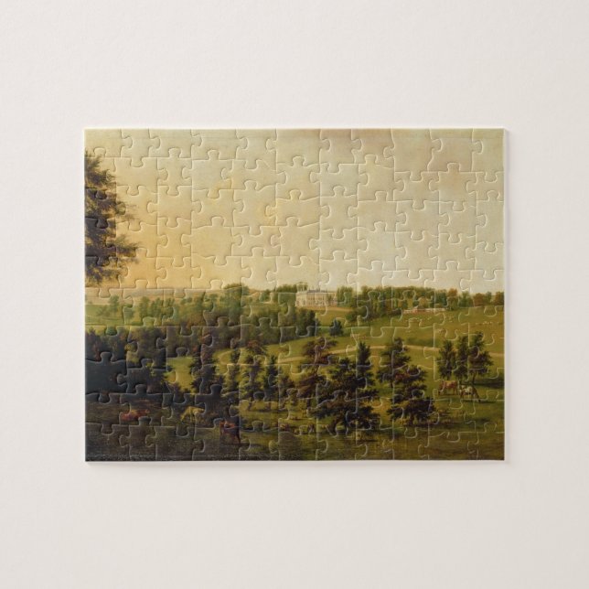 Eine Ansicht von Tapeley Park, Instow, NordDevon Puzzle (Horizontal)
