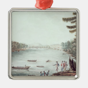 Eine Ansicht von Ticonderoga von einem Punkt Silbernes Ornament