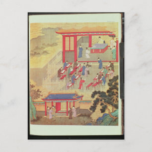 Eine antike öffentliche Untersuchung in China Postkarte