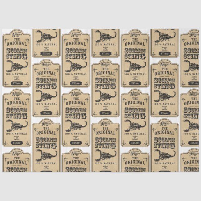 Eine Apotheke und ein Potion Label Serie Design 34 Seidenpapier (Vorderseite)