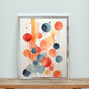 Eine Aquarellerforschung Himmelssphären Fotodruck