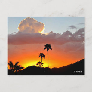Eine Arizona Sunset Post Card Postkarte