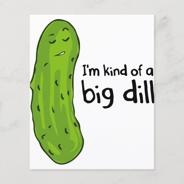 Eine Art Big Deal Dill Pickle Flyer (Vorne)