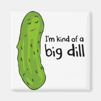 Eine Art Big Deal Dill Pickle Magnet