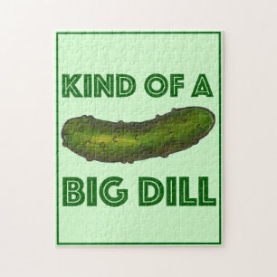 Eine Art Big (Deal) Green Kosher Dill Pickle Puzzle