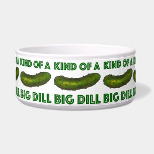 Eine Art Big Dill (Deal) Green Pickle Pet Bowl Napf
