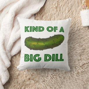 Eine Art Big Dill (Deal) Kosher Pickle-Feinschmeck Kissen