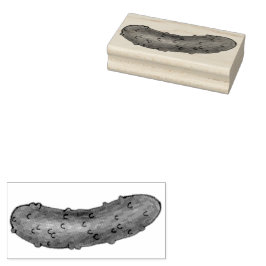 Eine Art Big Dill (Deal) Kosher Sour Pickle Gummistempel