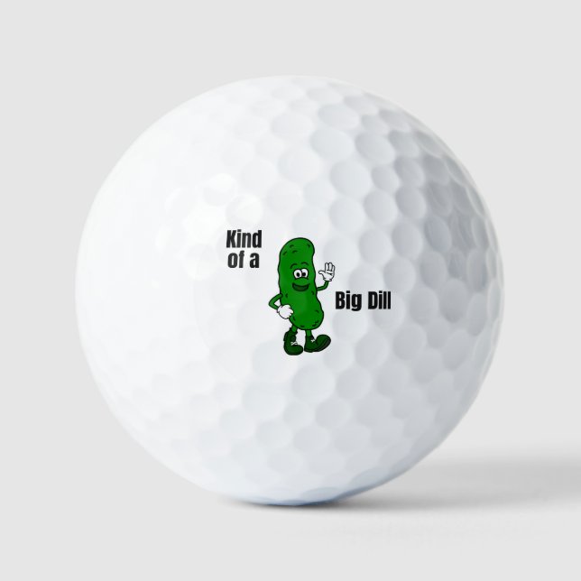 Eine Art Big Dill Golf Balls Golfball (Vorderseite)