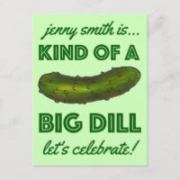 Eine Art Big Dill-Pickle-Party Einladung