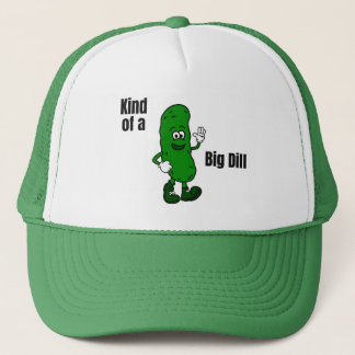 Eine Art Big Dill Trucker Hut Truckerkappe