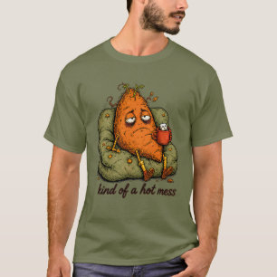 Eine Art heißes Durcheinander Süßkartoffel Thanksg T-Shirt