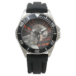 Eine Art Virtual Reality Scifi Watch Armbanduhr