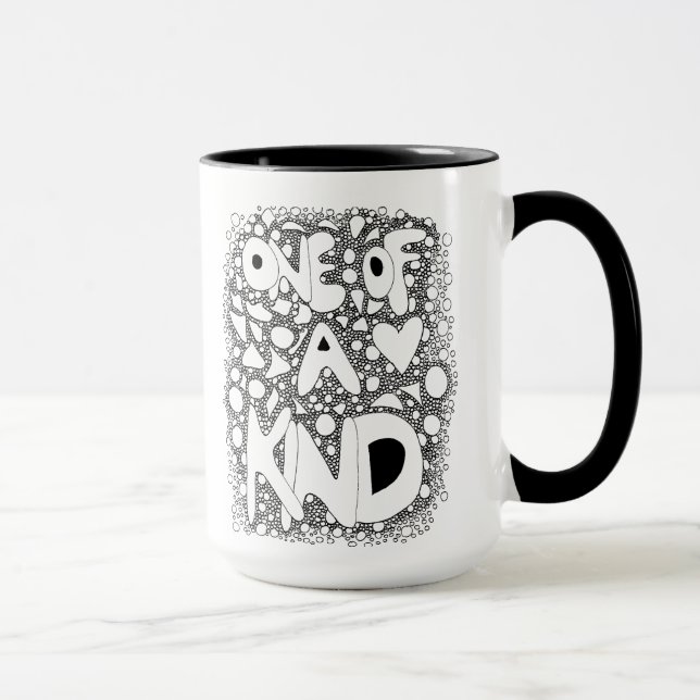 Eine Art, Word Art, Kaffee Tasse (Rechts)