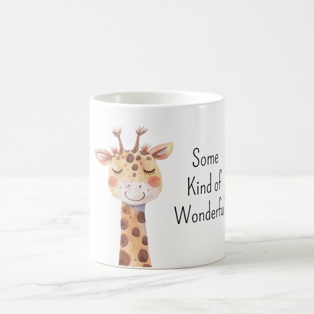 Eine Art wunderbarer Giraffe Kaffeetasse (Mittel)