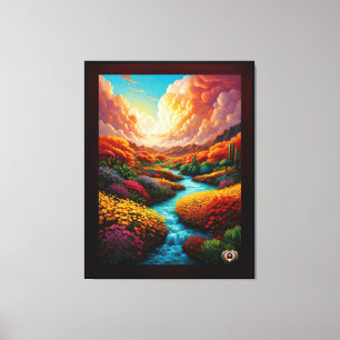 Eine atemberaubende Fantasie Landschaft Kunst - Xz Leinwanddruck