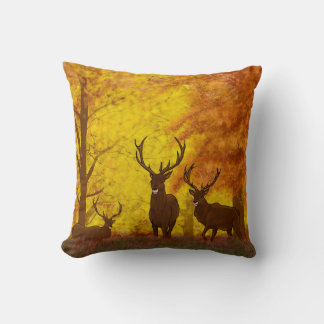 Eine atemberaubende Illustration von deerdeer,Jagd Kissen
