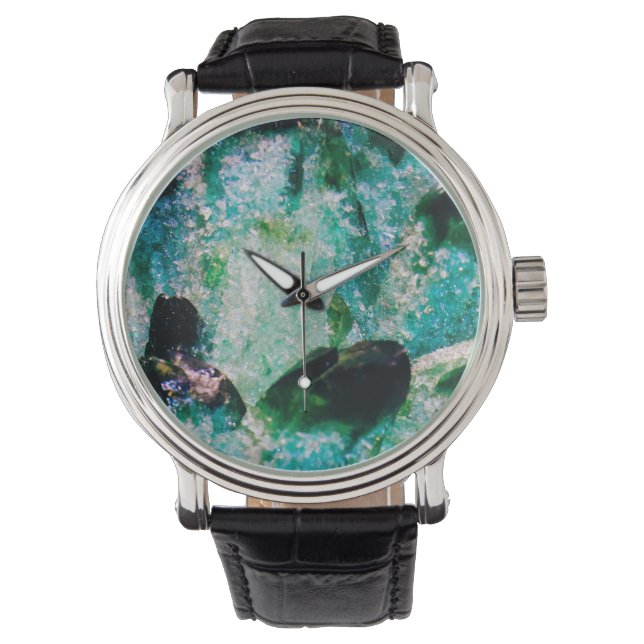 Eine Aura der Emeralds Armbanduhr (Vorderseite)