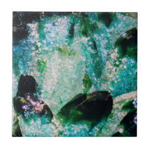 Eine Aura der Emeralds Fliese