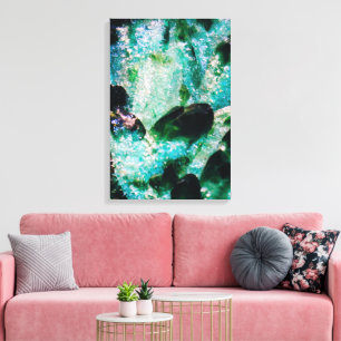 Eine Aura der Emeralds Leinwanddruck