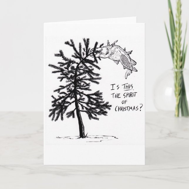 Eine ausgezeichnete Weihnachtskarte Feiertagskarte (Vorderseite)