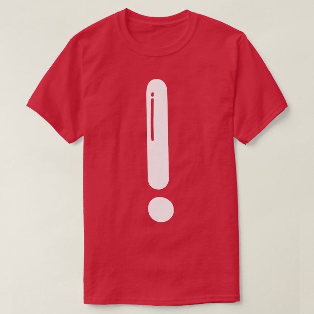 eine Ausrufung T-Shirt (Design vorne)