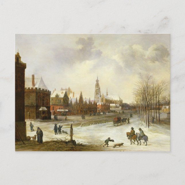 Eine Aussicht auf Breda Postkarte (Vorderseite)