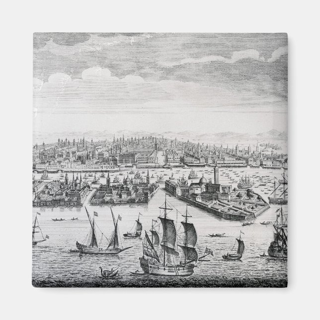 Eine Aussicht auf die Stadt Venedig Magnet (Vorne)