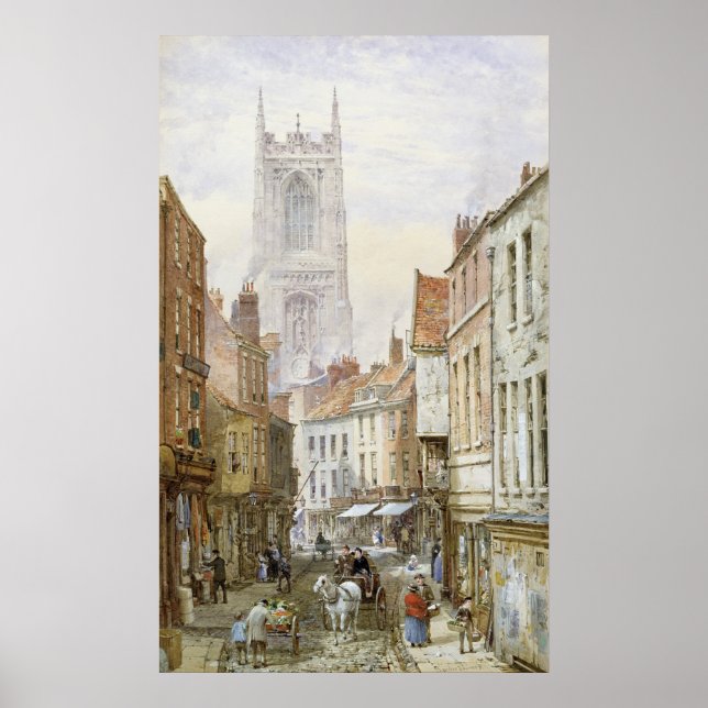 Eine Aussicht auf Irongate, Derby Poster (Vorne)