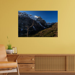 Eine Aussicht vom Šupca Aussichtspunkt, Slowenien Poster