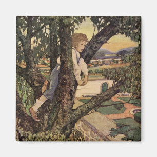 Eine Aussicht von den Bäumen von Jessie Willcox Sm Magnet