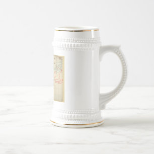 Eine authentische 1690 Piraten-Karte (mit Bierglas