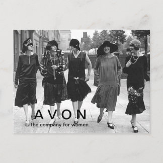 Eine AVON-Postkarte im Vintage-Look Postkarte