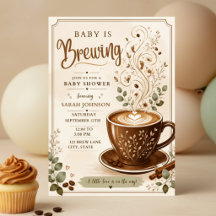 Eine Babybrauerei - Baby Shower Einladung