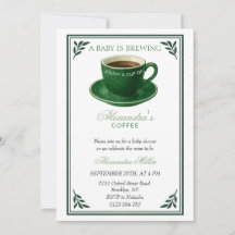 Eine Babybrauerei-Kaffeetasse Baby Shower