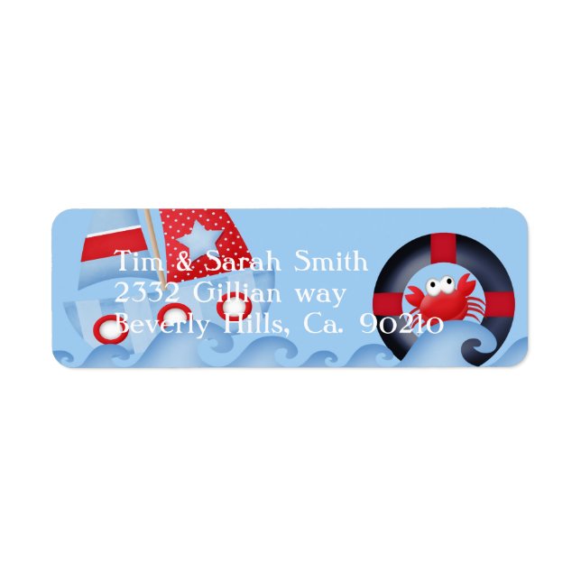 Eine Babydusche für Jungen, Sea Life (Vorne)