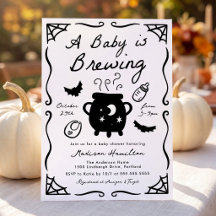 Eine Babyparty braut Halloween-Babyparty