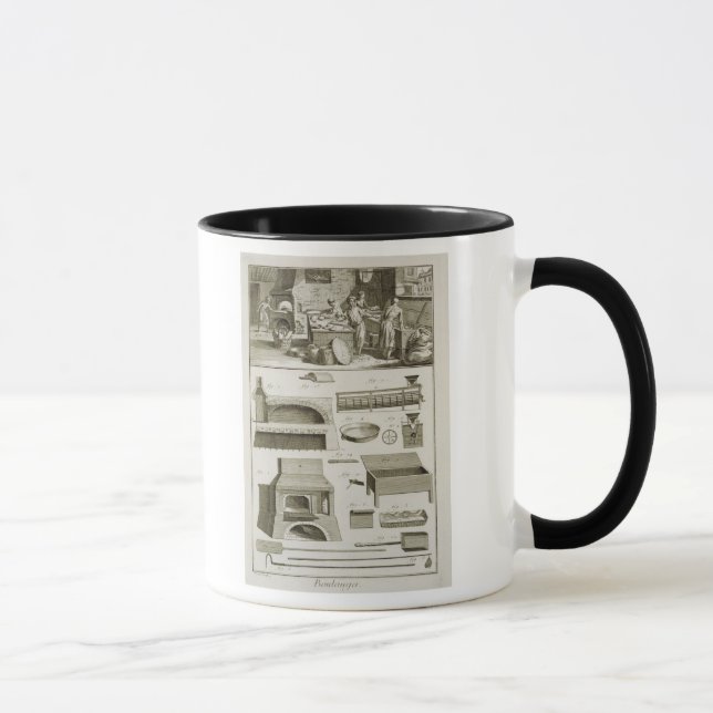 Eine Bäckerei und eine Backenausrüstung, vom Tasse (Rechts)