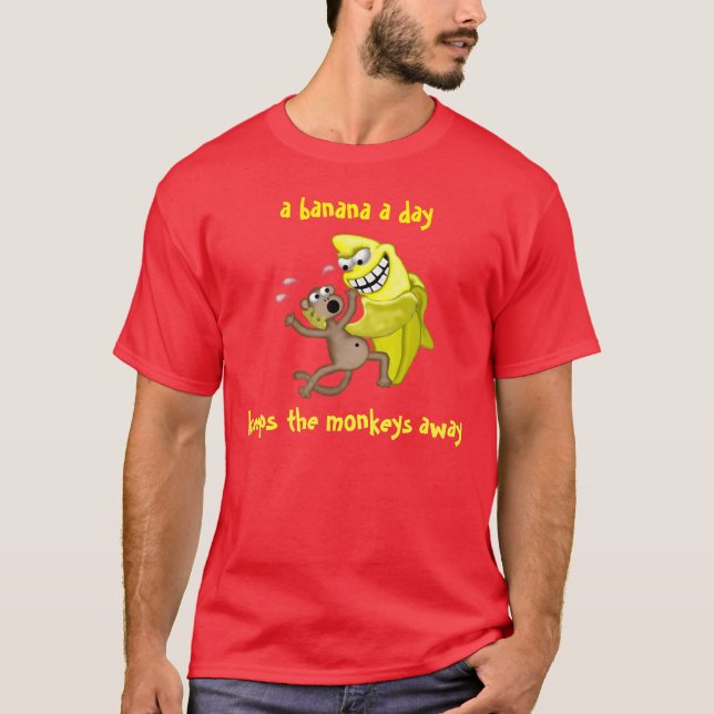 eine Banane ein Tag T-Shirt (Vorderseite)