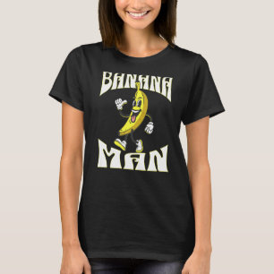 Eine Banane mit Gesichtsarmen Beinen und Schuhen M T-Shirt