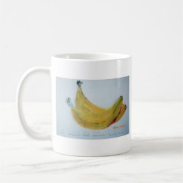 Eine Banane, zwei Bananen Kaffeetasse