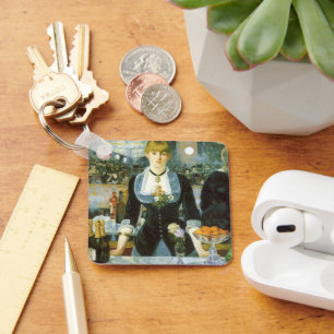 Eine Bar in den Folies-Bergère von Édouard Manet Schlüsselanhänger