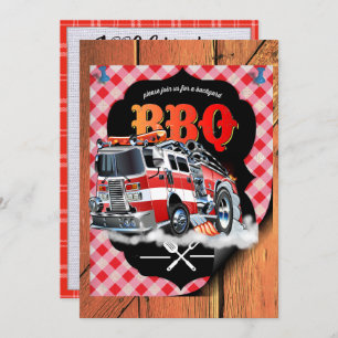 Eine Barbecue-Feier Einladung