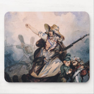 Eine Barrikade im Jahre 1830, 1834 Mousepad