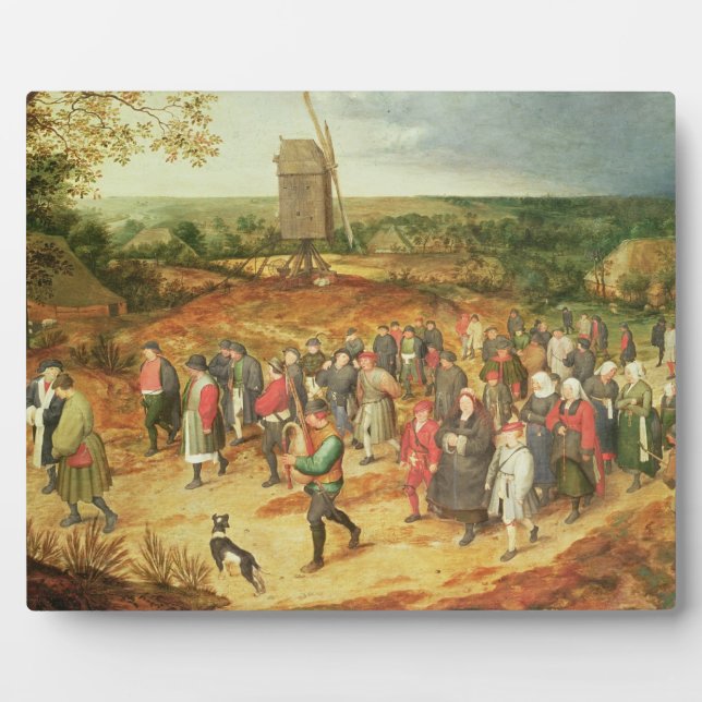 Eine Bauernhochzeit Fotoplatte (Vorderseite)