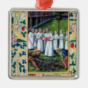 Eine Beerdigung Silbernes Ornament