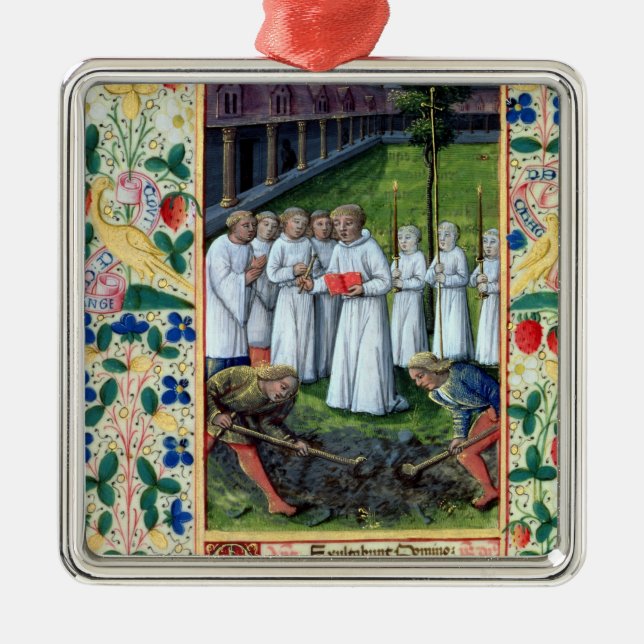 Eine Beerdigung Silbernes Ornament (Vorne)