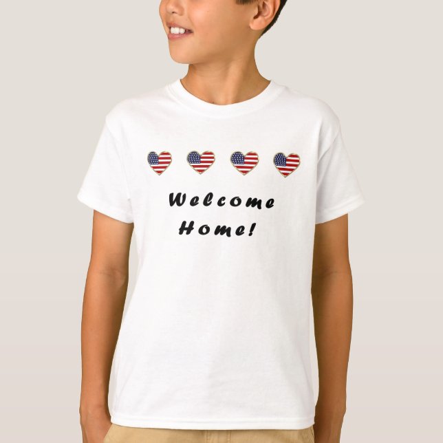 Eine Begrüßungs-Zuhause T-Shirt (Vorderseite)