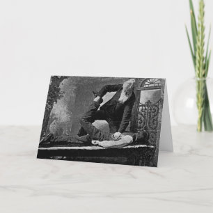 Eine Behandlungskarte mit manueller Hilfe Karte